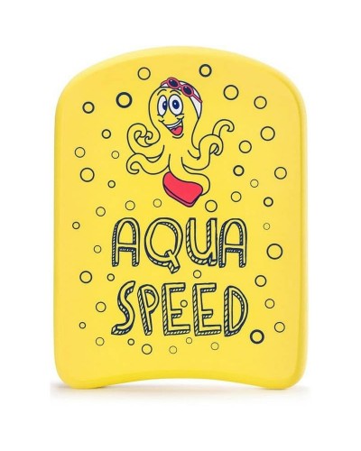 Дошка для плавання Aqua Speed ​​KIDDIE KICKBOARD Octopus 6897 жовтий дит 31x23x2,4cм (186-octopus)