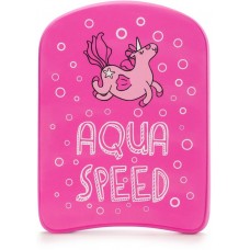 Дошка для плавання Aqua Speed ​​KIDDIE KICKBOARD Unicorn 6896 рожевий дит 31x23x2,4cм (186-unicorn)