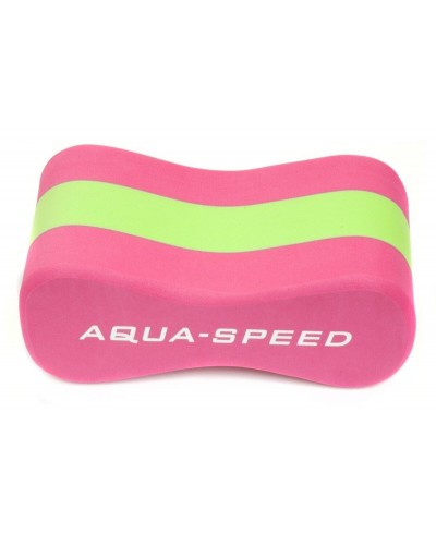 Колобашка для плавання Aqua Speed ​​JUNIOR 3 LAYESR PULLBUOY 6779 Уні рожевий, зелений 20x8x10cм (149-03)