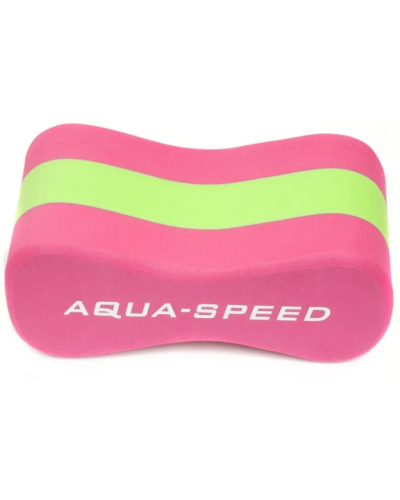 Колобашка для плавання Aqua Speed ​​JUNIOR 3 LAYESR PULLBUOY 6779 Уні рожевий, зелений 20x8x10cм (149-03)