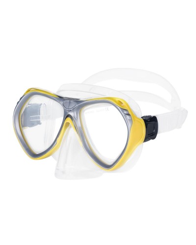 Набір маска і трубка Aqua Speed ​​AURA + EVO 5574 жовтий дит OSFM (605-18)