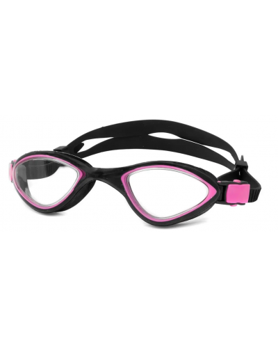 Окуляри для плавання Aqua Speed FLEX 6661 чорний, рожевий Уні OSFM (086-03)