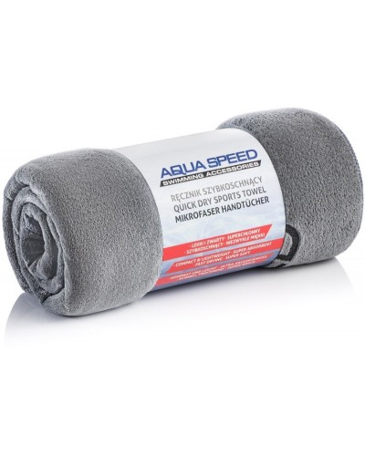 Рушник Aqua Speed ​​DRY SOFT 7033 сірий 70x140см (156-03)