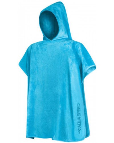 Дитячий рушник пончо Aqua Speed KID'S PONCHO 9328 блакитний 70х120см (145-02)