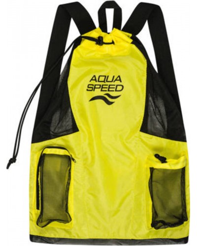 Сумка сітчаста Aqua Speed GEAR BAG 9302 жовтий 48х64см (241-18)