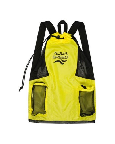 Сумка сітчаста Aqua Speed GEAR BAG 9302 жовтий 48х64см (241-18)