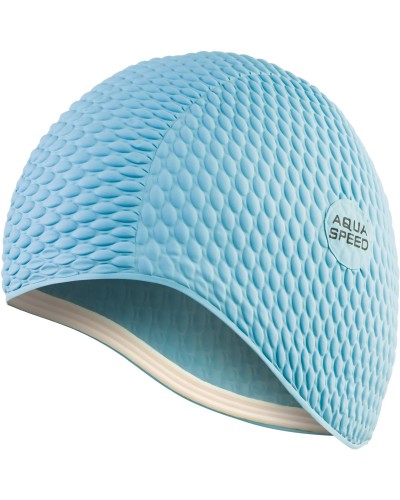 Жіноча шапка для плавання Aqua Speed ​​BOMBASTIC 104-2 світло-блакитний OSFM (104-02)