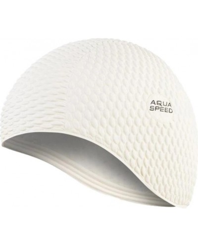 Жіноча шапка для плавання Aqua Speed ​​BOMBASTIC 104-5 білий OSFM (104-05)