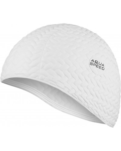 Жіноча шапка для плавання Aqua Speed ​​BOMBASTIC TIC-TAC 5717 білий OSFM (117-05)