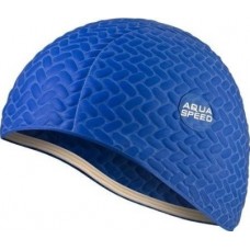 Жіночка шапка для плавання Aqua Speed ​​BOMBASTIC TIC-TAC 5720 синій OSFM (117-10)