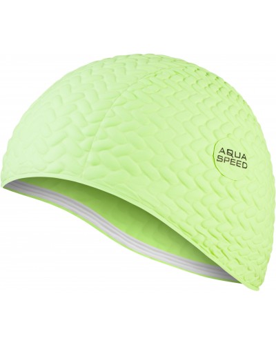 Жіноча шапка для плавання Aqua Speed ​​BOMBASTIC TIC-TAC 5721 пастельно-зелений OSFM (117-11)