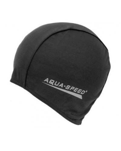 Шапка для плавання Aqua Speed POLYESTER CAP 5762 чорний OSFM (091-07)