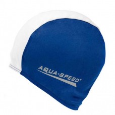 Шапка для плавання Aqua Speed ​​POLYESTER CAP 5764 синій, білий OSFM (091-15)