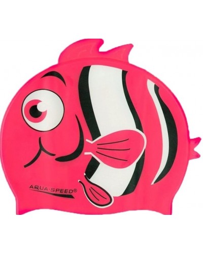 Дитяча шапка для плавання Aqua Speed ​​ZOO NEMO 5756 коралова рибка OSFM (115-03-nemo)