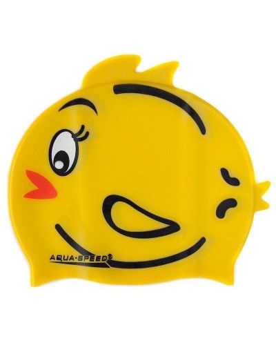 Дитяча шапка для плавання Aqua Speed ​​ZOO TWEETY 5759 жовте курча OSFM (115-tweety)