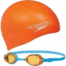 Набір для плавання Speedo JET V2 SWIM SET JU помаранчевий дит OSFM (8-09302B996-1)