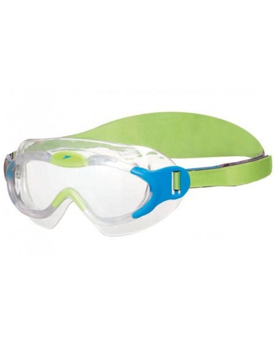 Окуляри для плавання Speedo SEA SQUAD MASK JU синій, зелений дит OSFM (8-087638029)