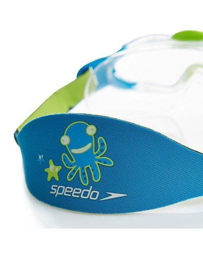 Окуляри для плавання Speedo SEA SQUAD MASK JU синій, зелений дит OSFM (8-087638029)