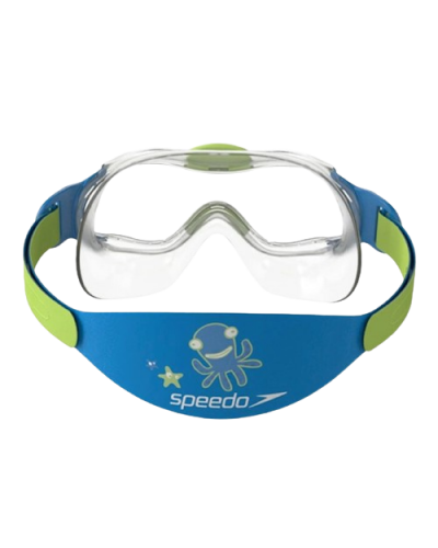 Окуляри для плавання Speedo SEA SQUAD MASK JU синій, зелений дит OSFM (8-087638029)