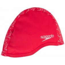 Шапка для плавання Speedo BOOMSTAR END+CAP AU червоний, білий Уні OSFM (8-12239C352)
