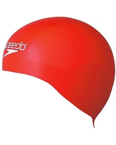 Шапка для плавання Speedo CAN AQUA V CAP AU червоний, білий Уні OSFM (8-08775F744)