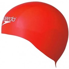 Шапка для плавання Speedo CAN AQUA V CAP AU червоний, білий Уні OSFM (8-08775F744)