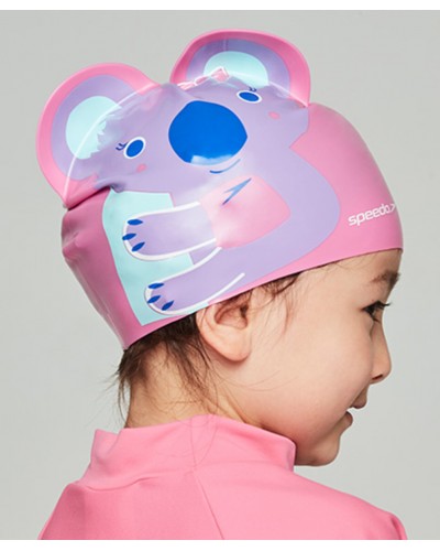 Шапка для плавання Speedo KOALA PRT CHARACTER CAP IU рожевий, пурпурний дит OSFM (8-12240D681)