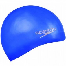 Шапочка для плавания синя Speedo Plain Moulded Silicone Cap (8-709842610)