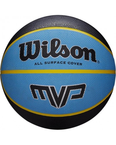 М'яч баскетбольний Wilson MVP 295 blk/blu size 7 (WTB9019XB07)