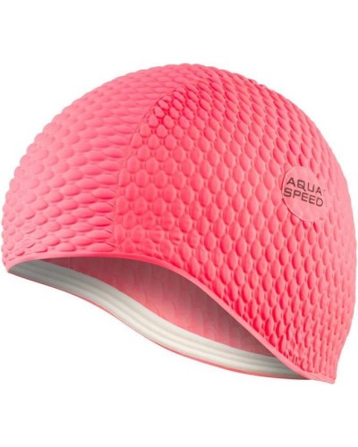 Дитяча шапочка для плавання Aqua Speed BOMBASTIC JUNIOR 9880 рожевий OSFM (290-03)