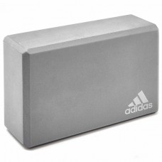 Блок для йоги Adidas Yoga Block сірий Уні 22.8x15.2x7.6 см (ADYG-20100FOAM)