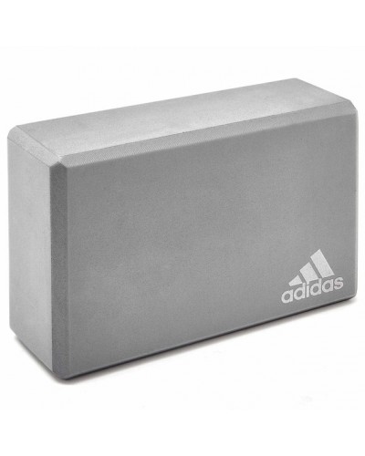 Блок для йоги Adidas Yoga Block сірий Уні 22.8x15.2x7.6 см (ADYG-20100FOAM)