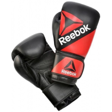 Боксерські рукавички Reebok Combat Leather Training Glove червоний, чорний Чоловічі 14 унцій (RSCB-10100RDBK)