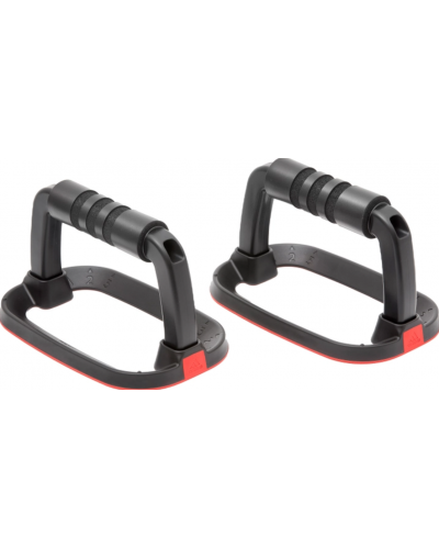 Упори для віджимання Adidas Performance Push Up Bars чорний, червоний Уні 20,7 x 13 x 11,7 см (ADAC-12232)