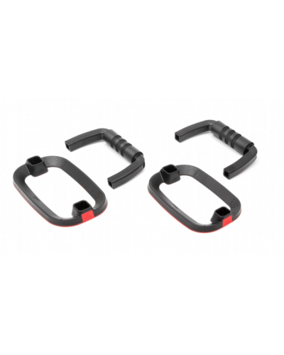 Упори для віджимання Adidas Performance Push Up Bars чорний, червоний Уні 20,7 x 13 x 11,7 см (ADAC-12232)