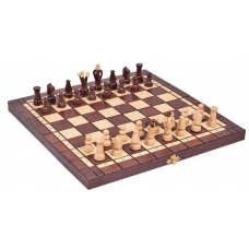 Шахи MADON Набір: шахи, шашки коричневий, бежевий Уні 35х35см арт MD165A (MD165A)