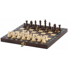 Шахи MADON Набір: шахи, шашки, нарди коричневий, бежевий Уні 26,5х26,5см арт 142 (MD142)