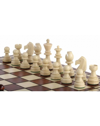 Шахи MADON Турнірні інтарсія №8 коричневий, бежевий Уні 54х54см арт 98 (MD98)