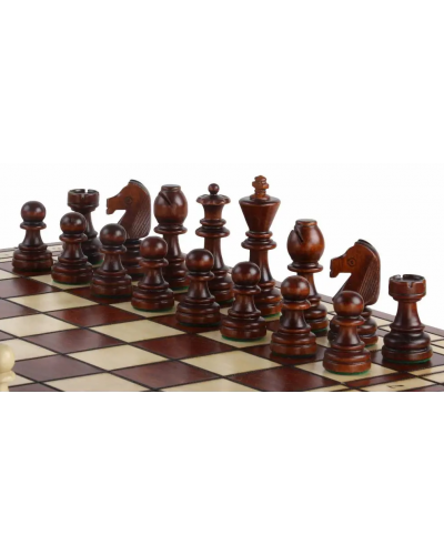 Шахи MADON Турнірні інтарсія №8 коричневий, бежевий Уні 54х54см арт 98 (MD98)