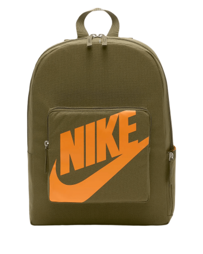 Рюкзак Nike Y NK CLASSIC BKPK темно-зелений, помаранчевий Діт 38 х 28 х 13 см (BA5928-368)