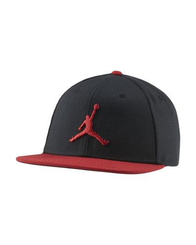 Кепка Nike JORDAN PRO JUMPMAN SNAPBACK чорний, червоний Уні MISC (AR2118-019)