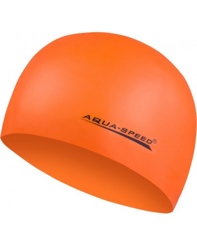 Шапка для плавання Aqua Speed ​​MEGA 100-75 помаранчевий OSFM (100-75)