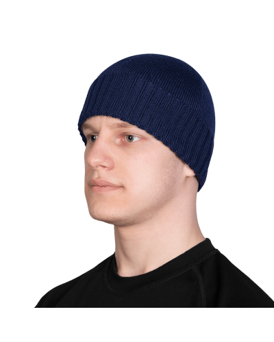 Шапка Watch Cap Merino Темно-синя (6703)