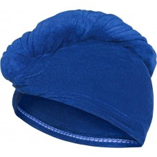 Жіночий рушник для волосся Aqua Speed HEAD TOWEL 7341 темно-синій 25х65см (146-01)