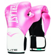 Боксерські рукавиці Everlast ELITE TRAINING GLOVES рожевий, білий Жіночі 10 унцій (884961-70-13)