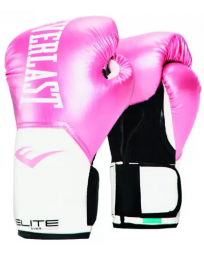 Боксерські рукавиці Everlast ELITE TRAINING GLOVES рожевий, білий Жіночі 10 унцій (884961-70-13)