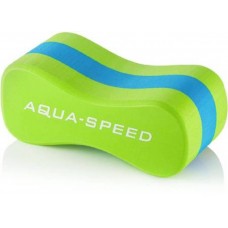 Колобашка для плавання Aqua Speed ​​JUNIOR 3 LAYESR PULLBUOY 7308 зелений, блакитний Уні 20x8х10см (149-04)