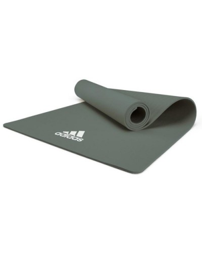 Килимок для йоги Adidas Yoga Mat темно-зелений Уні 176 х 61 х 0,8 см (ADYG-10100RG)