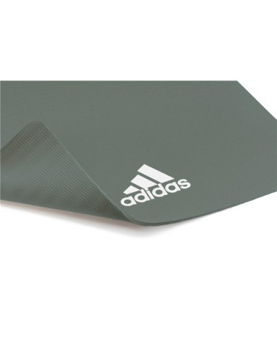 Килимок для йоги Adidas Yoga Mat темно-зелений Уні 176 х 61 х 0,8 см (ADYG-10100RG)