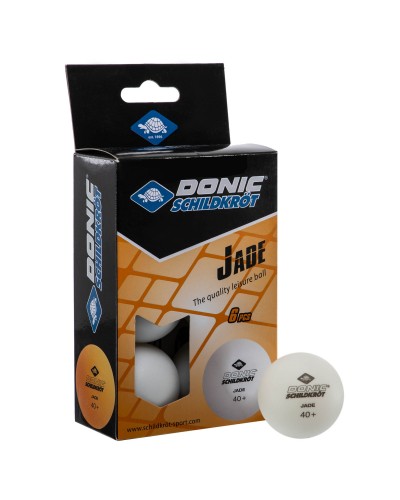 М'ячі для настільного тенісу Donic-Schildkrot Jade ball (blister card) (6) (618371)